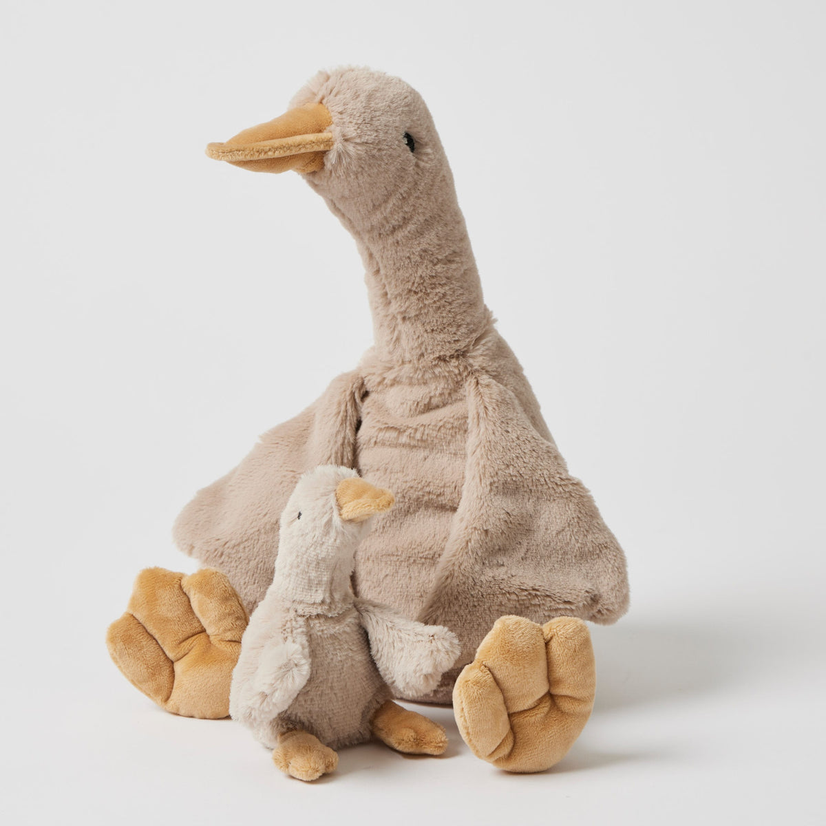 Fehn Stuffed Animals Jiggle & Giggle Puddle Goose Rattle