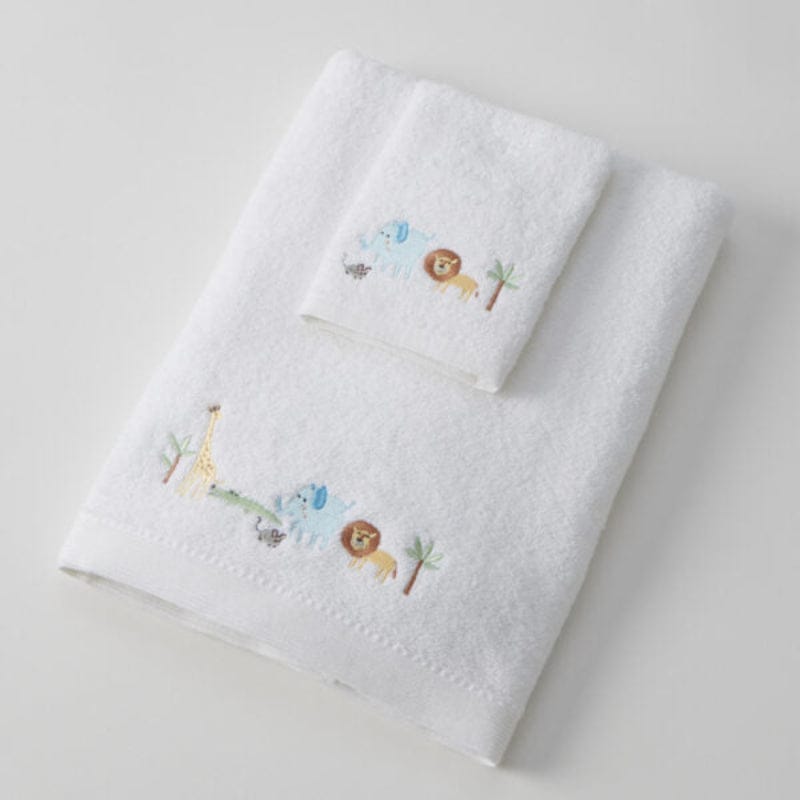 Jiggle & Giggle Baby Jiggle & Giggle Jungle Adventure Bath Towel & Face Washer in Organza Bag - NEW