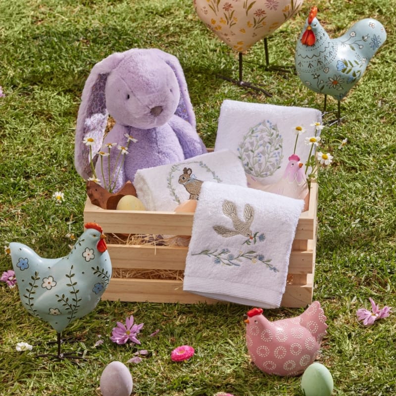 Jiggle & Giggle Stuffed Animals Jiggle & Giggle Floral Lilac Bunny (medium)