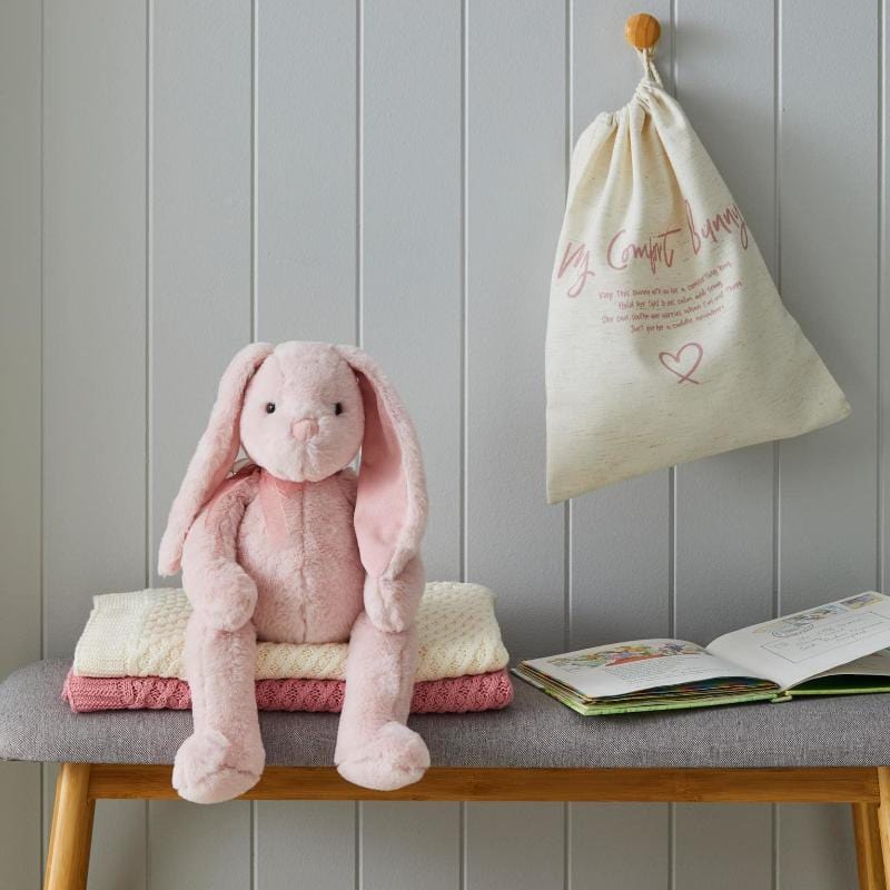 Jiggle & Giggle Stuffed Animals Jiggle & Giggle Penny the Weighted Comfort Bunny - NEW