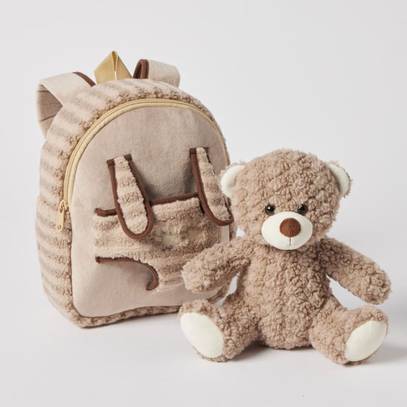 Jiggle & Giggle Stuffed Animals Jiggle & Giggle Plush Bear Buddy Backpack