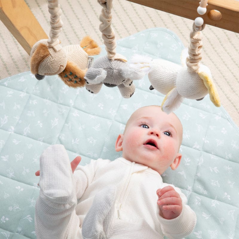 Living Textiles Baby Living Textiles 2-Pack Stroller Toys - Kangaroo & Kookaburra - NEW