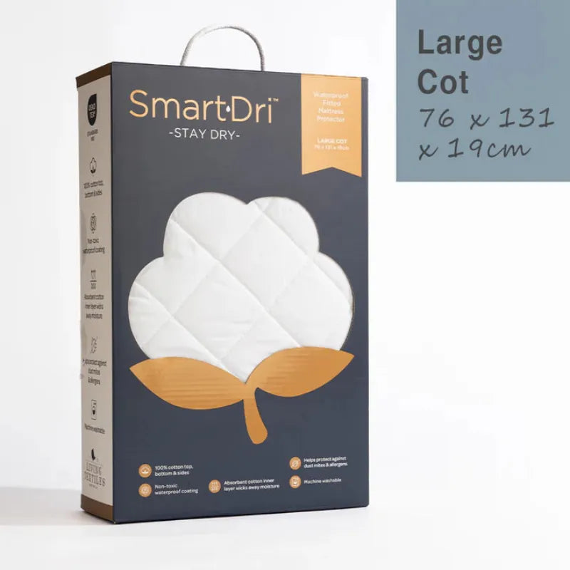 Living Textiles Baby Living Textiles Smart-Dri Mattress Protector - large cot NEW