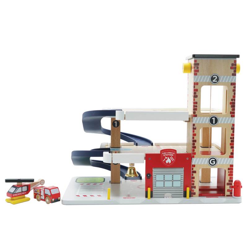 Neuroblastoma Australia Le Toy Van George's Fire & Rescue Garage (ages 3 years+) - NEW