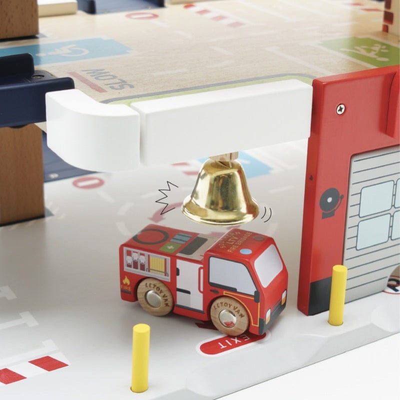 Neuroblastoma Australia Le Toy Van George's Fire & Rescue Garage (ages 3 years+) - NEW