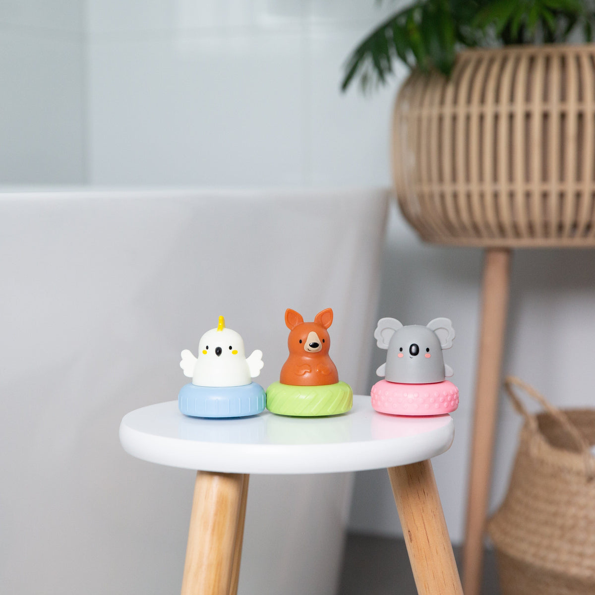 Neuroblastoma Australia Rattles Tiger Tribe Mix & Match Bath Mates - Aussie Animals (ages 3 months+) - NEW