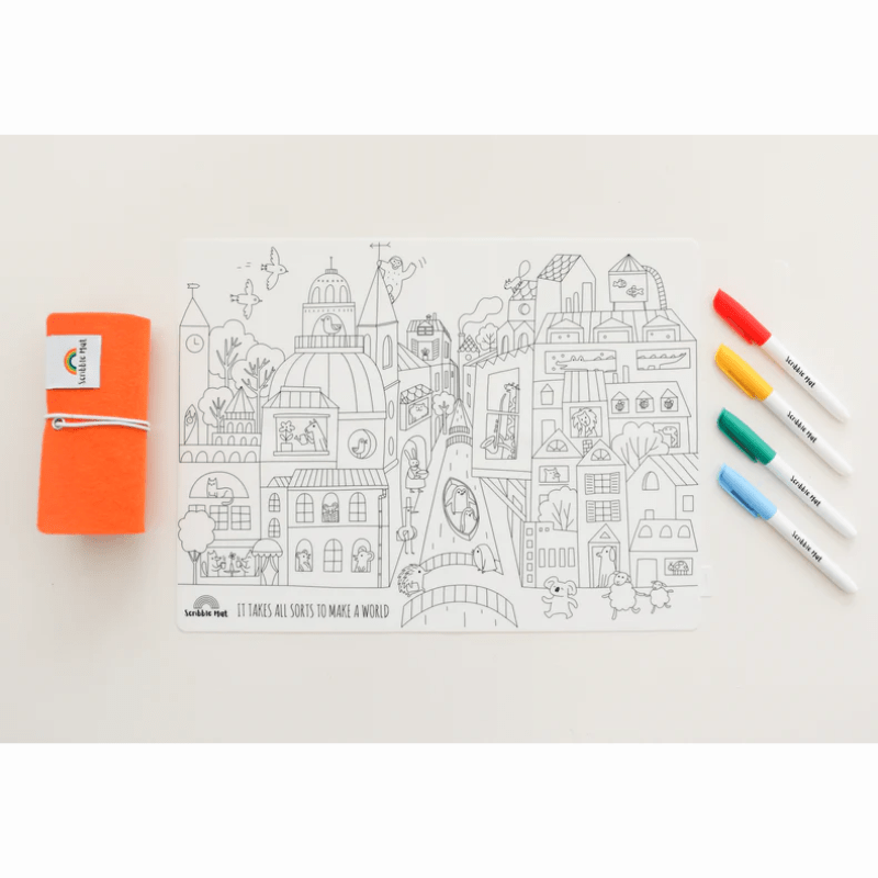 Reusable Scribble Mat - Diversity (ages 4+)
