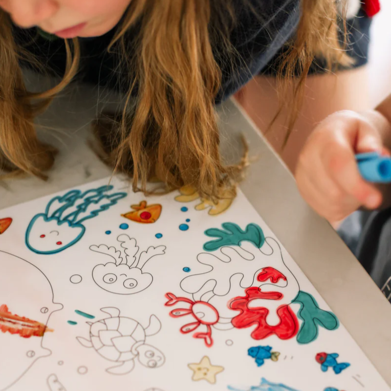 Neuroblastoma Australia Reusable Scribble Mat - Under the Sea (ages 4+) - NEW