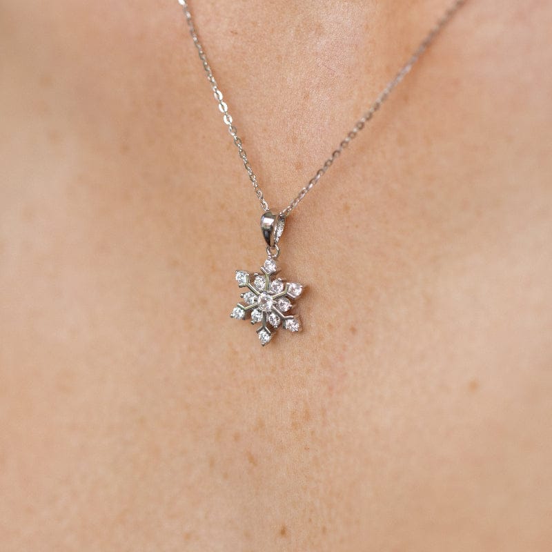 Neuroblastoma Australia Snowflake Necklace