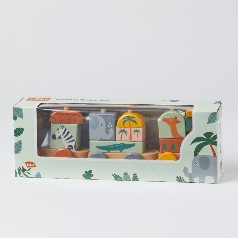 Neuroblastoma Australia Zookabee Animal Train Set (18 months+) - NEW