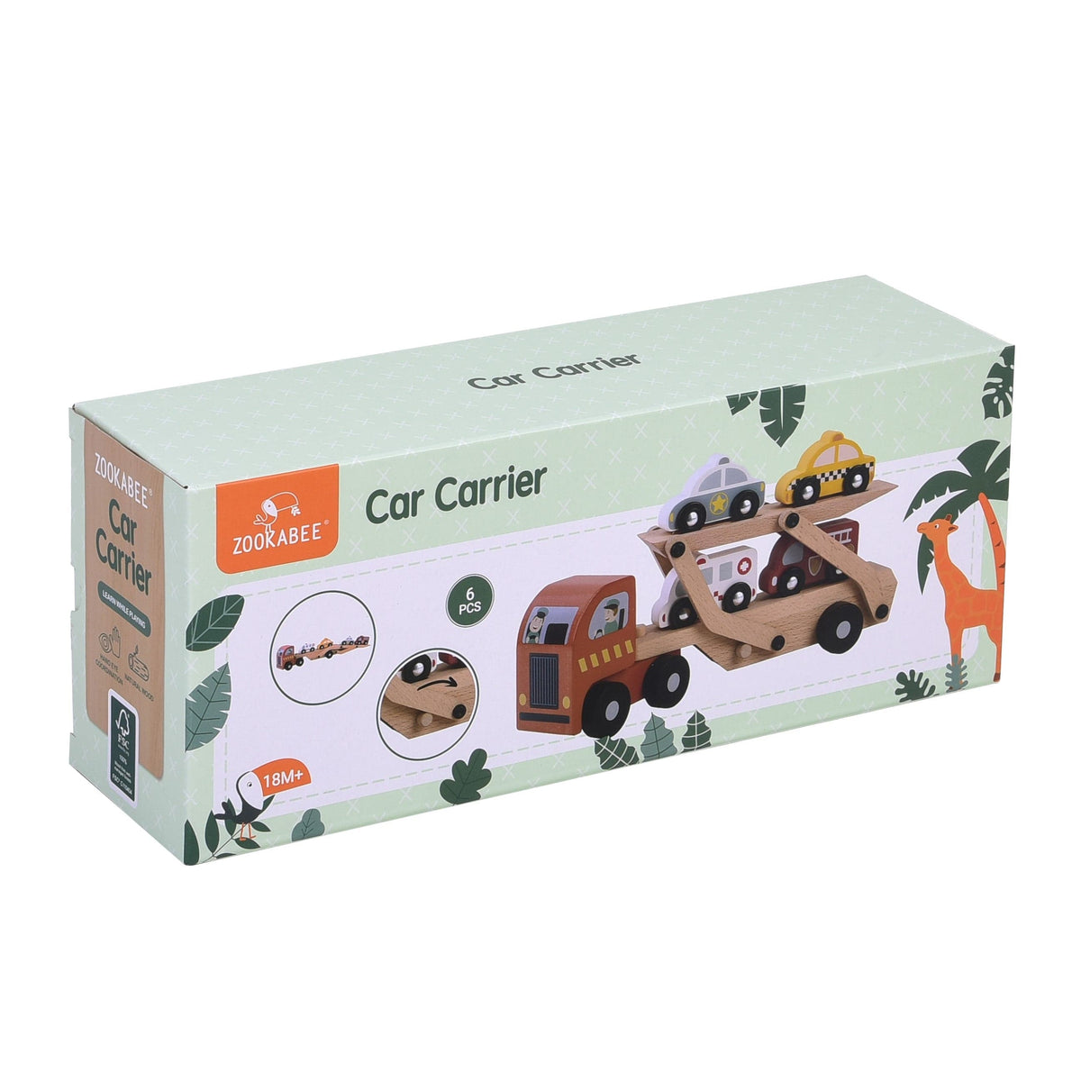 Neuroblastoma Australia Zookabee Car Carrier (ages 3+) - NEW