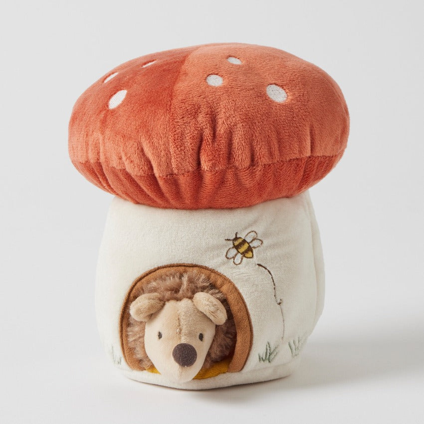 Neuroblastoma Jiggle & Giggle Mushroom House with Hedgehog - NEW