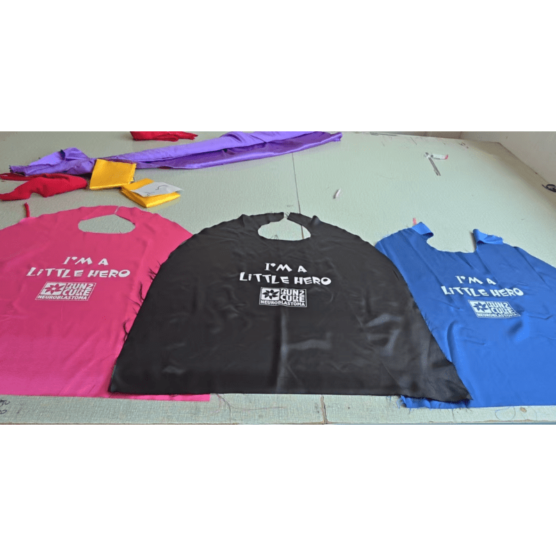 Run2Cure Baby & Toddler Run2Cure Little Heroes Cape - Black, Pink or Blue