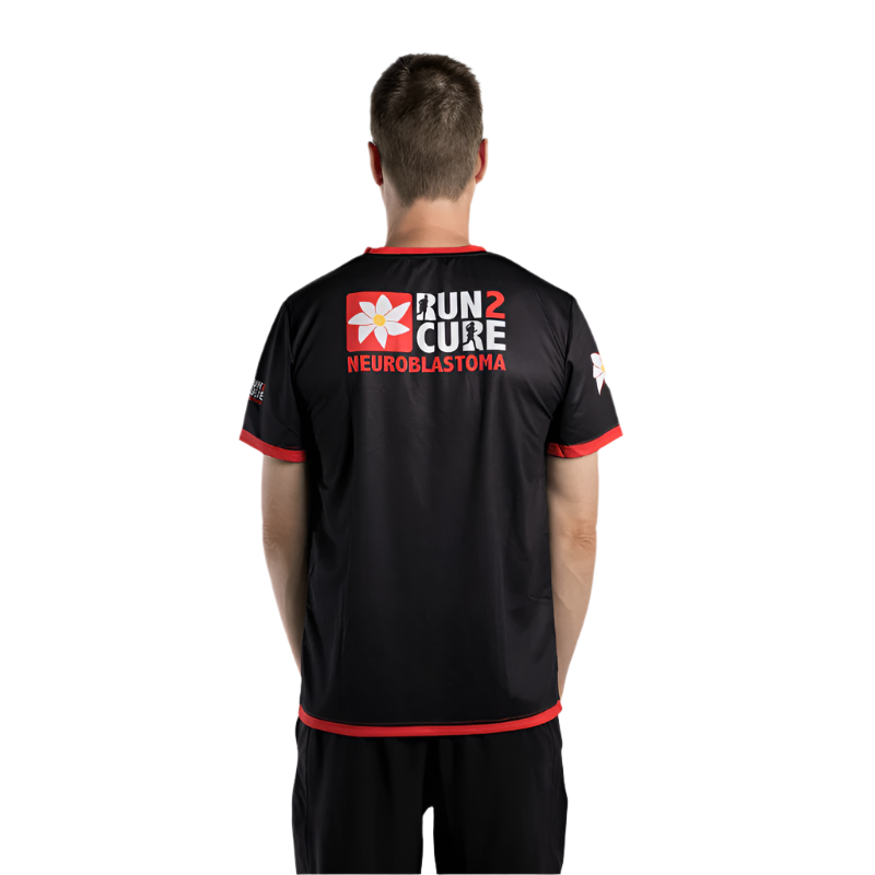 Run2Cure Run2Cure Men's Run T-Shirt (red trim)