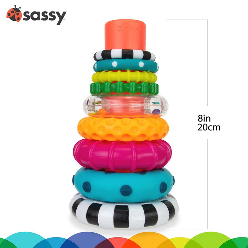 Sassy Baby Baby Activity Toys Sassy Baby Stacks of Circles (6 months+) - NEW