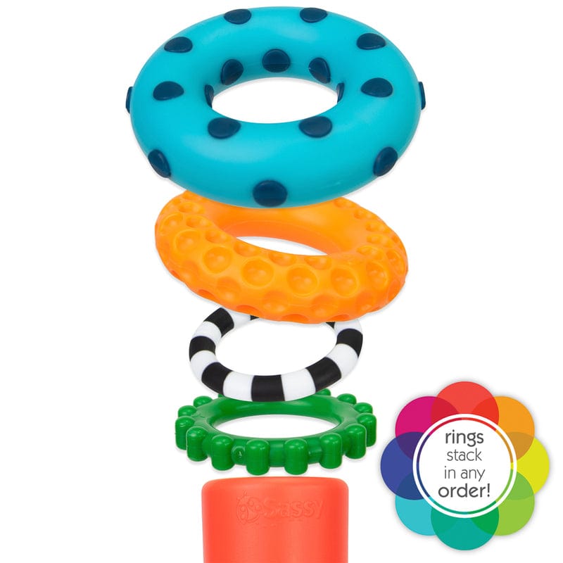 Sassy Baby Baby Activity Toys Sassy Baby Stacks of Circles (6 months+) - NEW