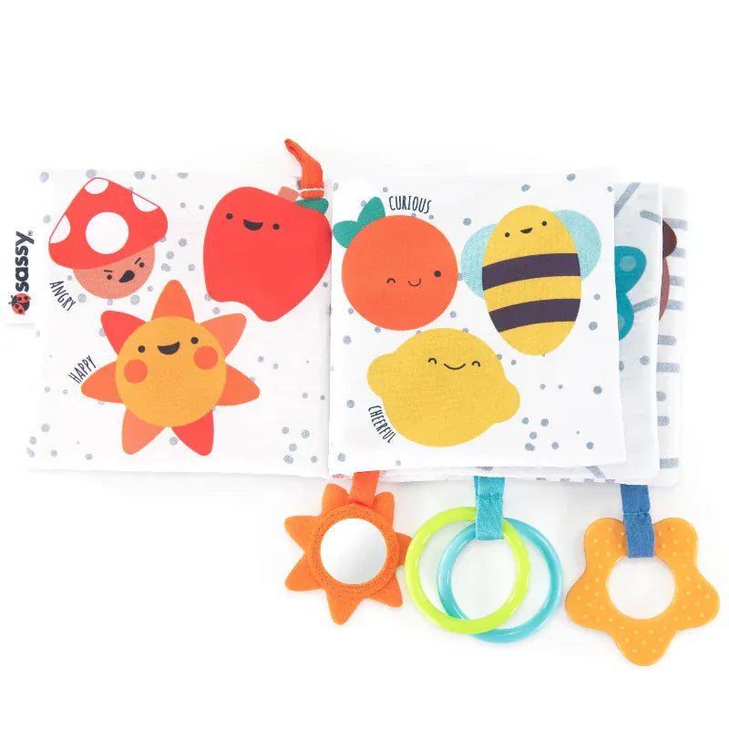Sassy Baby Rainbow Of Emotions Activity Book - NEW