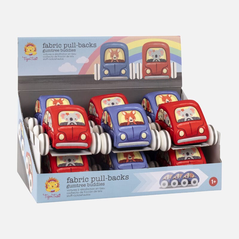 Tiger Tribe Tiger Tribe Gumtree Buddies Fabric Pull-Backs (12 months+) - NEW