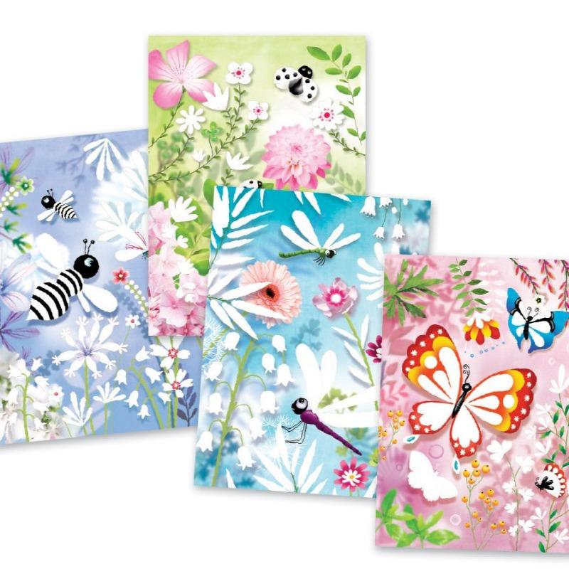 Neuroblastoma Australia DJECO Butterflies Glitter Boards Kit (ages 8+) - NEW