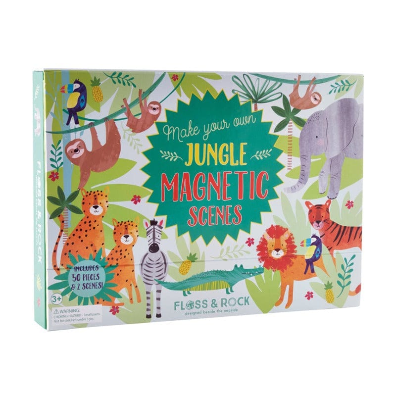 Neuroblastoma Australia Floss & Rock Magnetic Play Scene Jungle (ages 3+) - NEW
