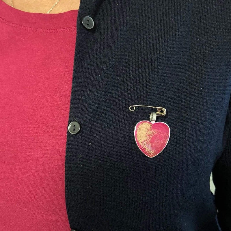 Neuroblastoma Australia Heart of Hope Pin - pack of 5