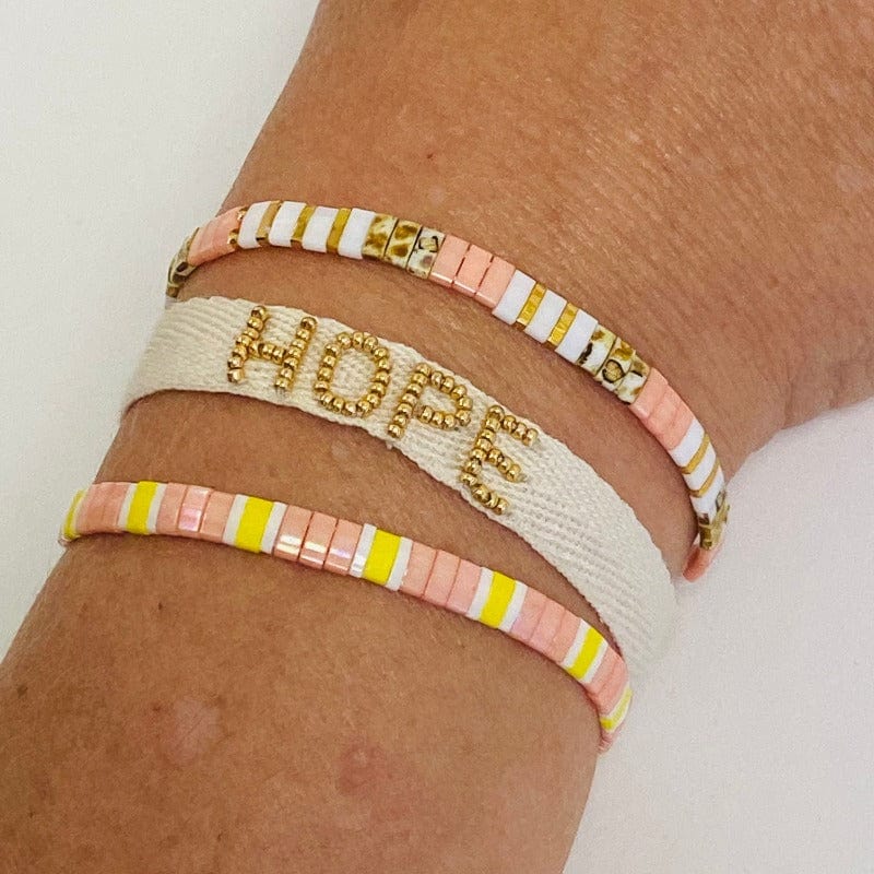 Neuroblastoma Bands of Courage - The Natalie, Sienna & HOPE Bands (set of 3) - NEW