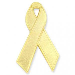 Neuroblastoma Gold Lapel Pin for Childhood Cancer Awareness (pack of 3)
