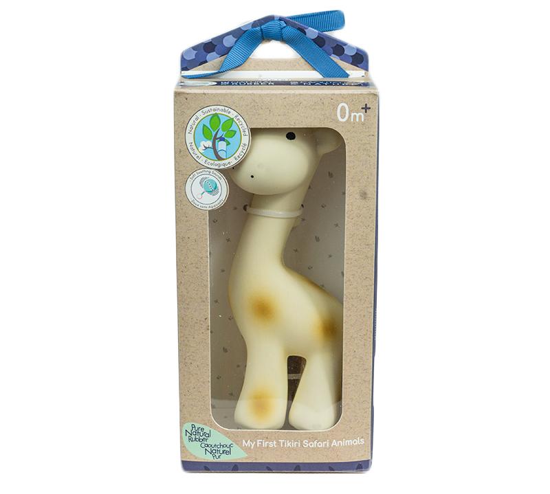 Neuroblastoma Tikiri Rubber Giraffe Zoo Animal (birth+) - NEW