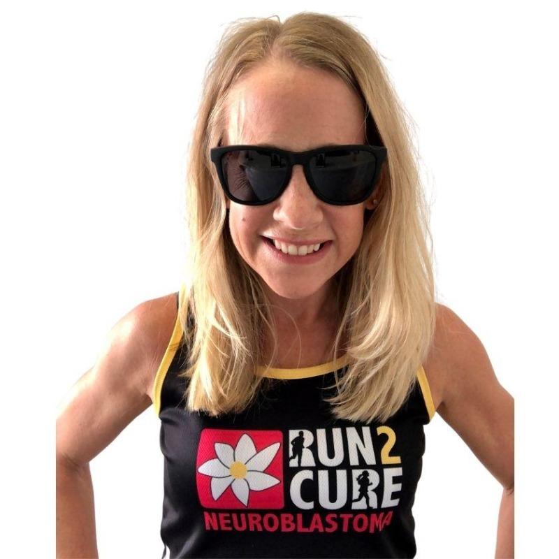 Run2Cure Black w/red Exclusive Run2Cure Goodr Sunglasses - NEW
