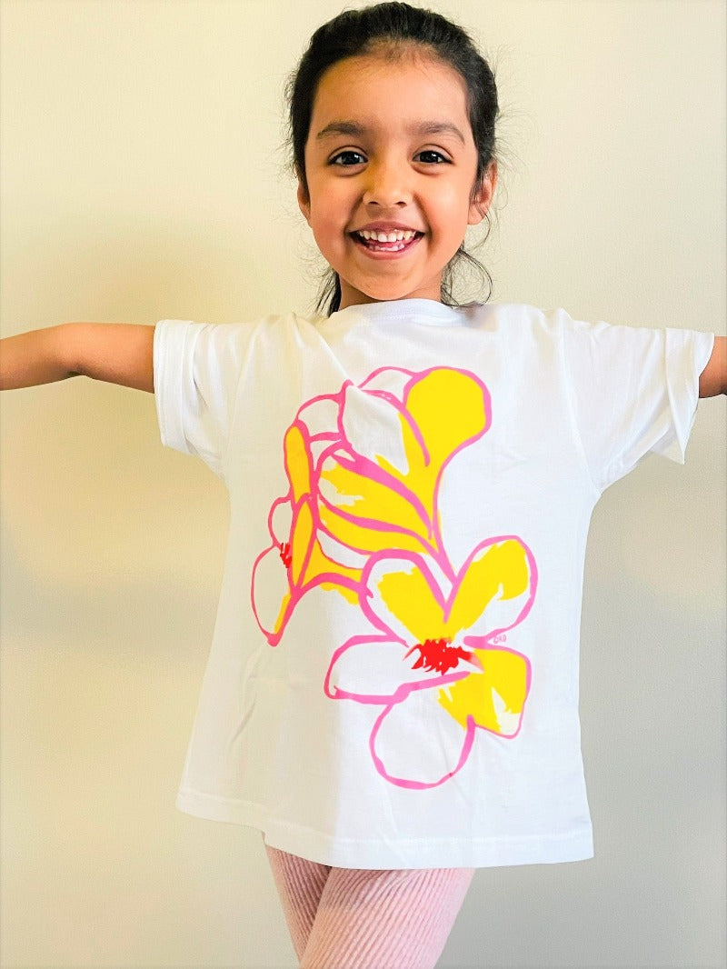 Neuroblastoma Australia Frangipani Kid's T-Shirt