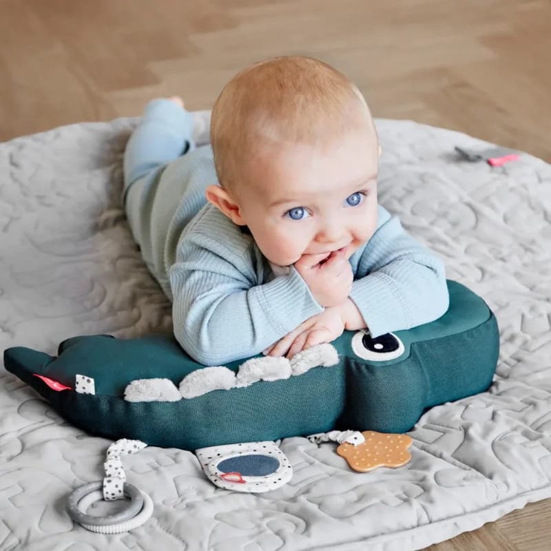 Done by Deer Baby Activity Toys Done by Deer Tummy Time Activity Toy – Croco Green