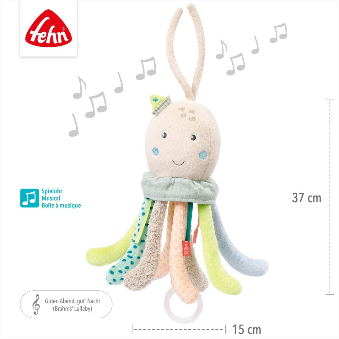 Fehn Stuffed Animals Fehn Musical Octopus