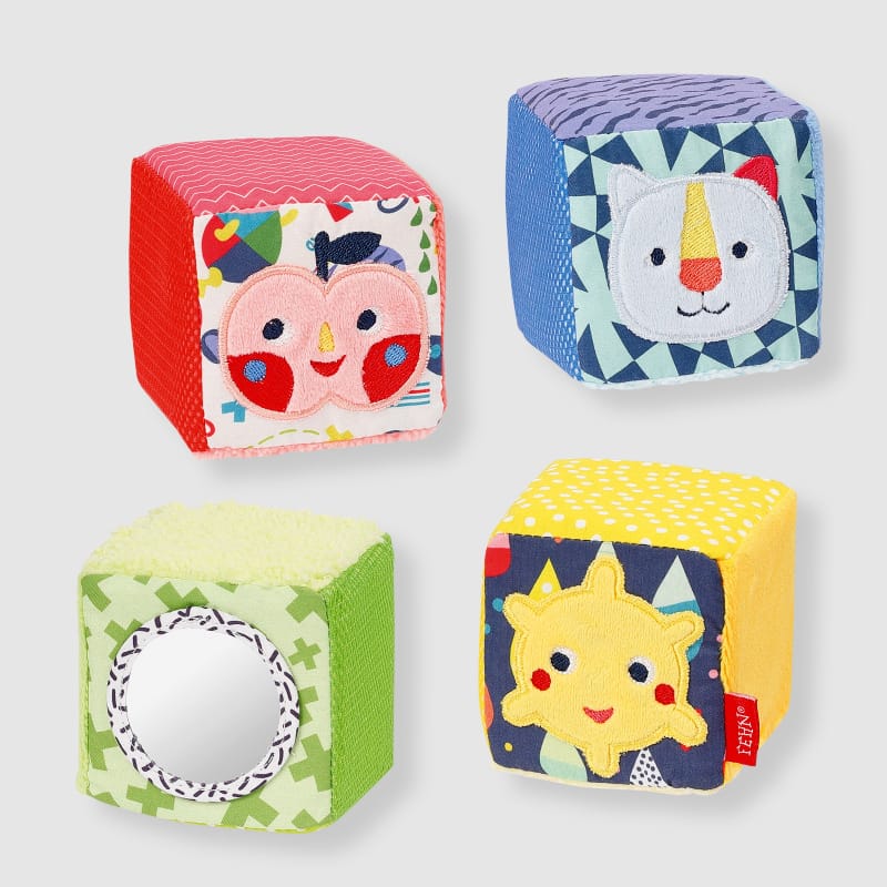 Fehn Stuffed Animals Fehn Set of 4 cubes