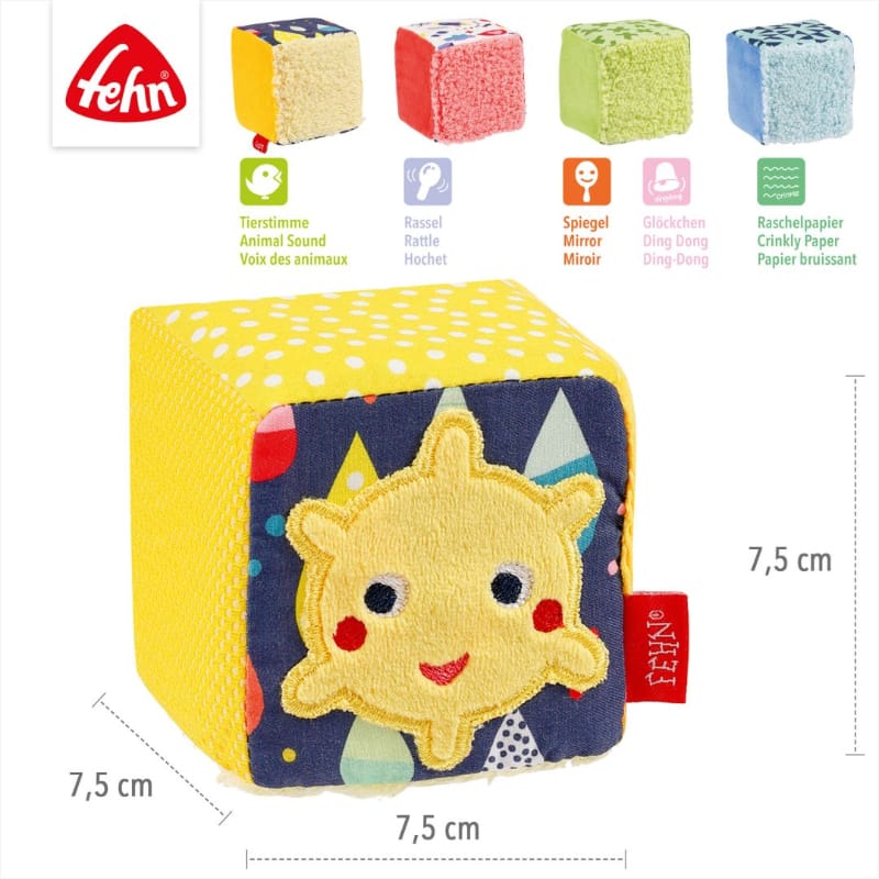 Fehn Stuffed Animals Fehn Set of 4 cubes