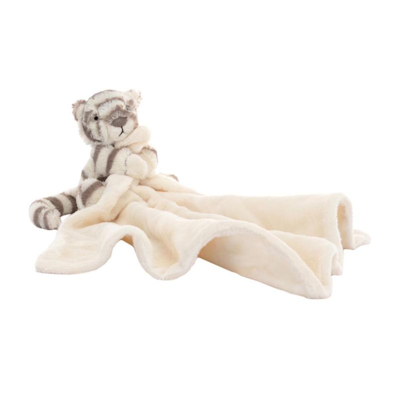 Jellycat Baby Soothers Jellycat Bashful Snow Tiger Soother - NEW