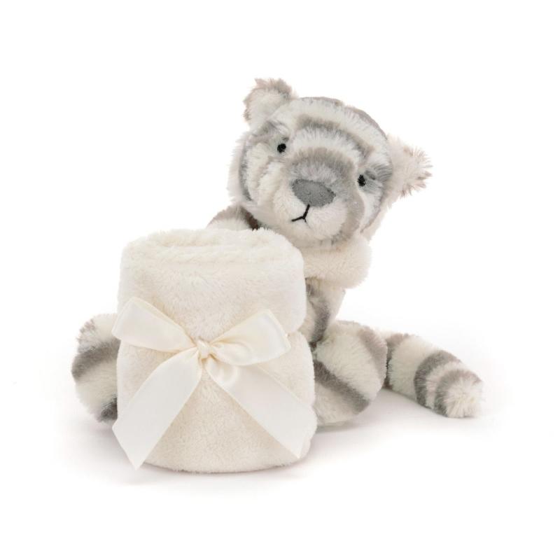 Jellycat Baby Soothers Jellycat Bashful Snow Tiger Soother - NEW