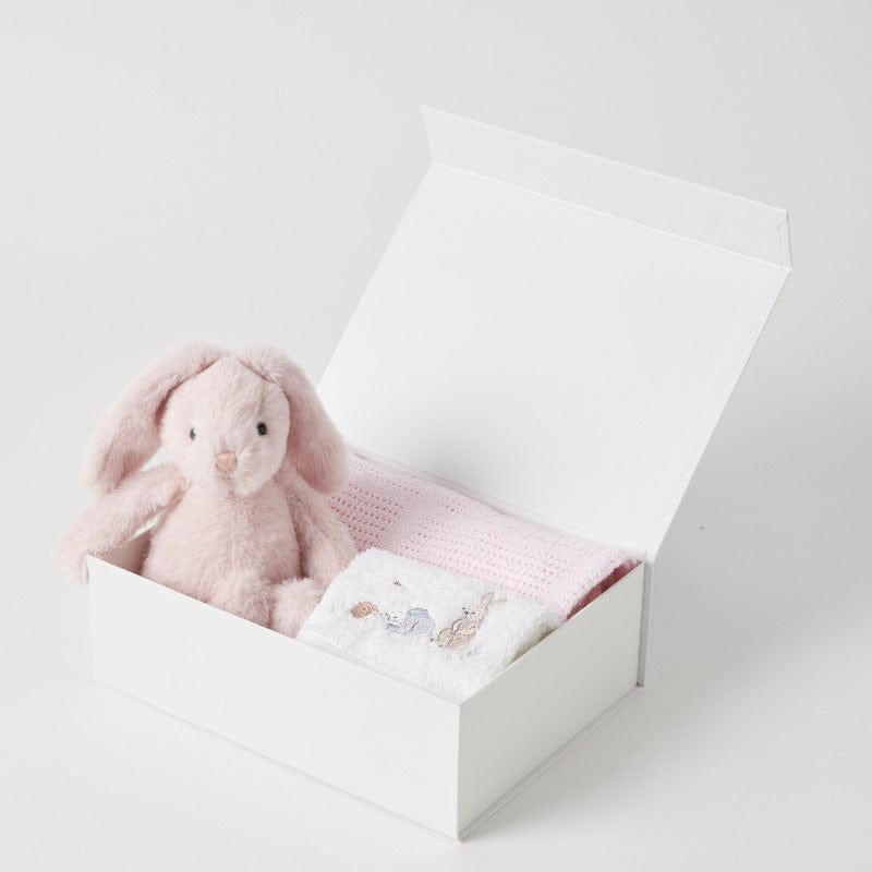 Jiggle & Giggle Jiggle & Giggle Pink Bunny Hamper Gift Set (birth+) - NEW