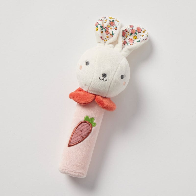 Jiggle & Giggle Stuffed Animals Jiggle & Giggle Hugglies Bunny Squeaker - New