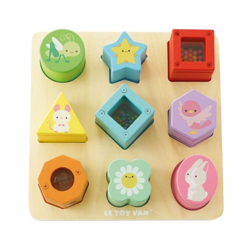 Le Toy Van Baby Activity Toys Le Toy Van Rainbow Sensory Shape Sorter - 10 pieces NEW