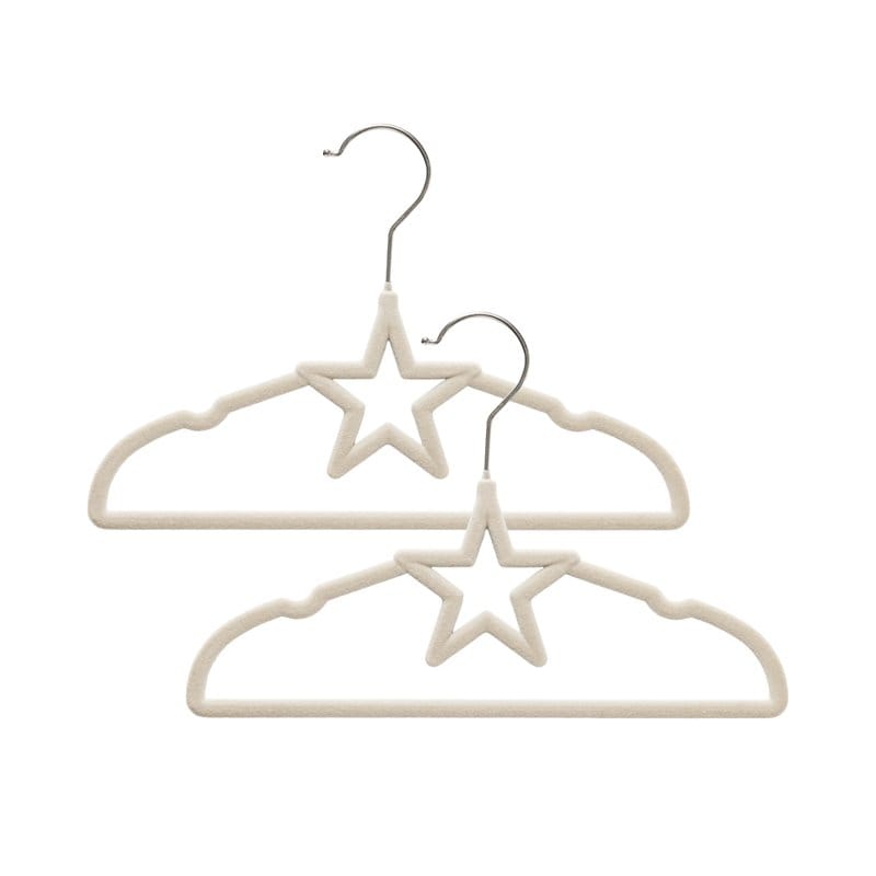Living Textiles Baby Living Textiles 10pk Baby Coat Hanger -Stars/Beige NEW (Copy)