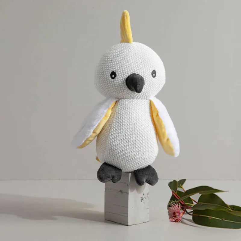 Living Textiles Baby Living Textiles Australiana Knitted Toy - Colin the Cockatoo - NEW