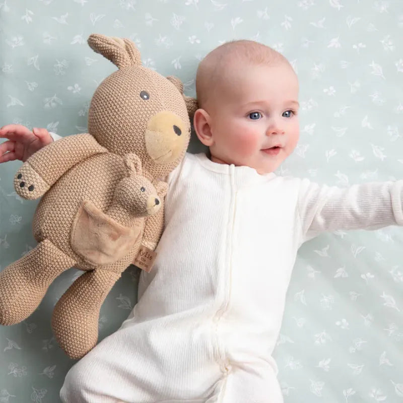 Living Textiles Baby Living Textiles Australiana Knitted Toy - Kylie the Kangaroo - NEW