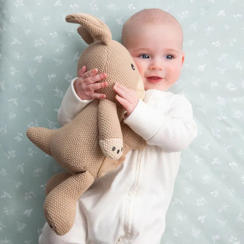 Living Textiles Baby Living Textiles Australiana Knitted Toy - Kylie the Kangaroo - NEW