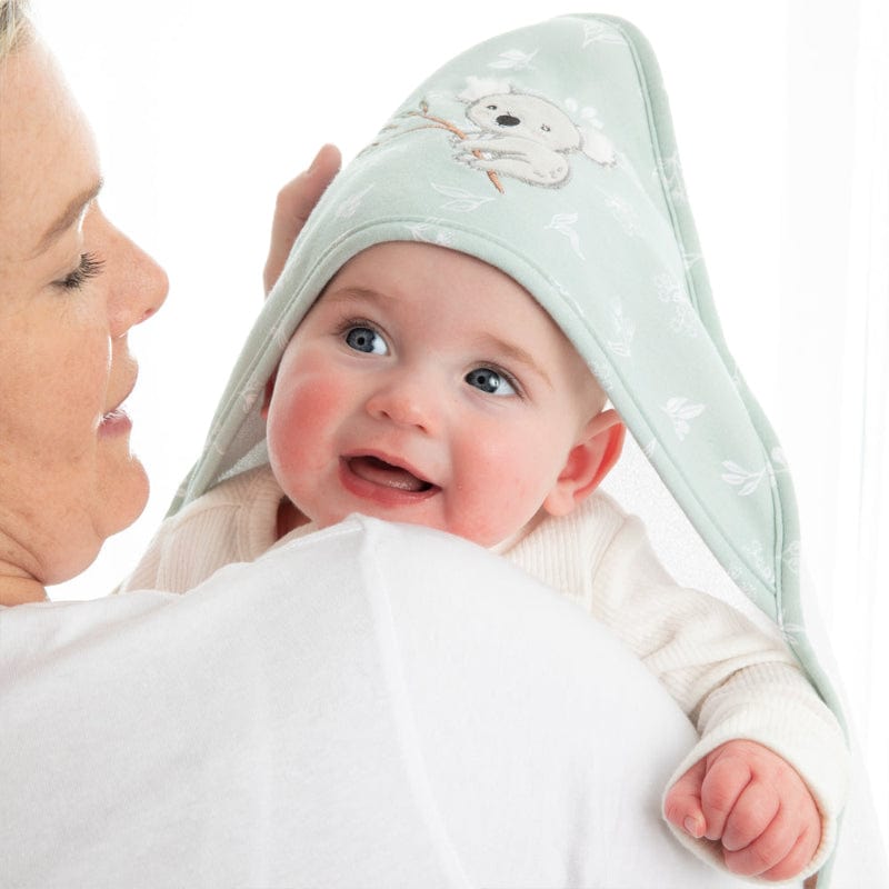 Living Textiles Baby Living Textiles Australiana Organic Hooded Towel - Koala - NEW