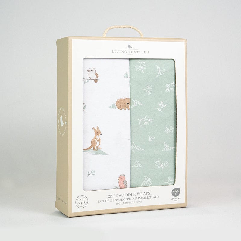 Living Textiles Baby Living Textiles Australiana Swaddle Wraps (2-pack) - NEW
