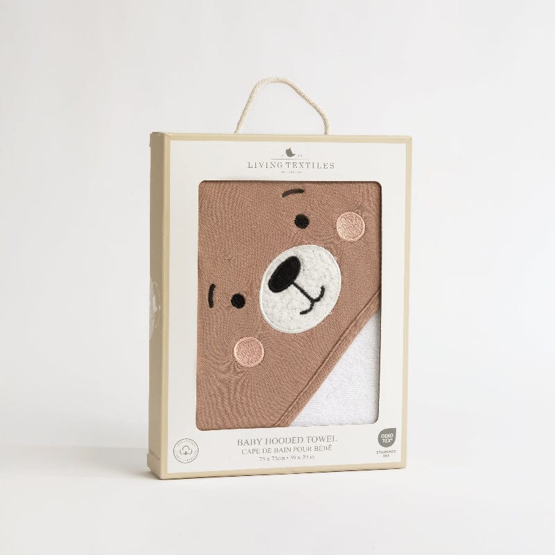 Living Textiles Baby Living Textiles Hooded Towel - Cuddly Bear - NEW