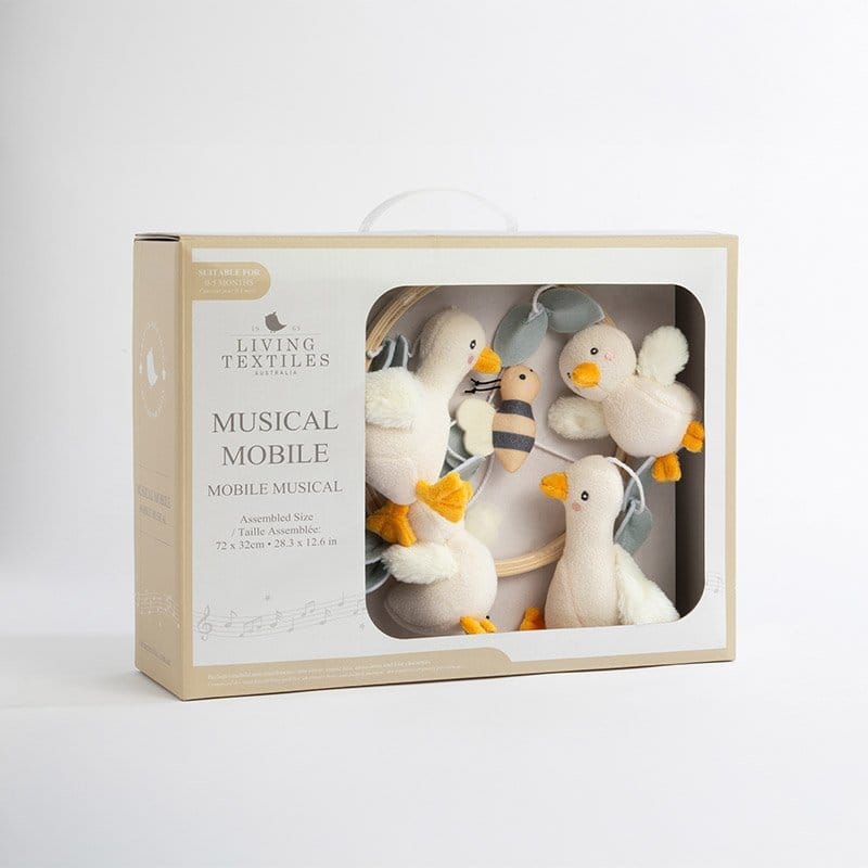 Living Textiles Baby Living Textiles Musical Mobile Set - Goosey Goosey - NEW