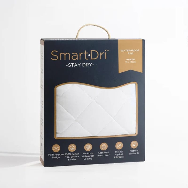 Living Textiles Baby Living Textiles Smart-Dri waterproof Mattress pad - white (medium)