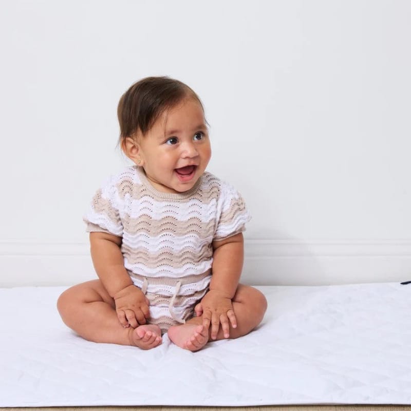 Living Textiles Baby Living Textiles Smart-Dri waterproof Mattress pad - white (medium)