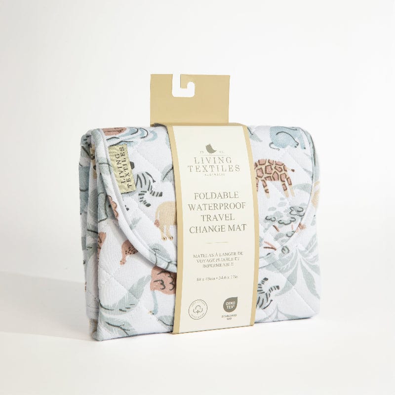 Living Textiles Baby Living Textiles Waterproof Travel Change Mat - Wild Safari - NEW